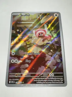 Pokemon: Stufful Illustration Rare IR Full Art Holo Mega 154/132 (Near Mint) - Image 2