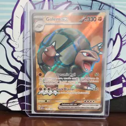 Pokemon TCG Golem ex 189/165 Sv: Scarlet & Violet 151 Full Art Holo Rare 330 HP - Image 1
