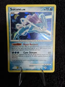 Suicune - 19/132 - Pokemon Secret Wonders Cracked Ice Holo - Pokemon - LP - Image 1