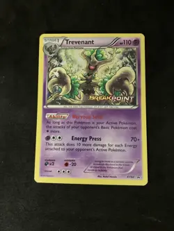 2016 Pokemon Trevenant XY94 Prerelease Promo Holo XY Breakpoint Near Mint - Image 1