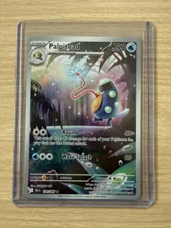 Pokemon TCG Palpitoad 104/086 Illustration Rare - S&V Black Bolt Set - NM / M - Image 4