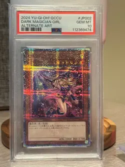 Yugioh! Dark Magician Girl Japanese Alternate Art QCCU-JP002 PSA 10 Gem Mint - Image 1
