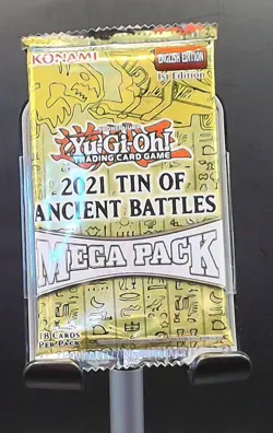 (8 Packs) Yu-Gi-Oh! TCG 1st Edition 2021 Tin of Ancient Battles Mega Pack - Image 1
