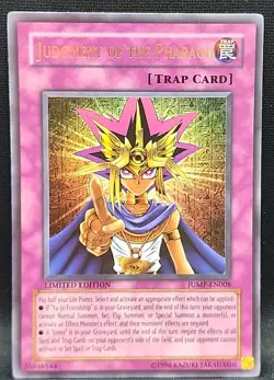 Yugioh Judgment of the Pharaoh JUMP-EN008 Ultra Rare Limited Edition NM 2Nice - Image 1