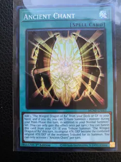 Yu-Gi-Oh! TCG Ancient Chant Maze of Millennia MZMI-EN069 1st Edition Collector's - Image 1