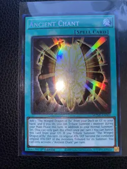 Yu-Gi-Oh! TCG Ancient Chant Maze of Millennia MZMI-EN069 1st Edition Collector's - Image 2