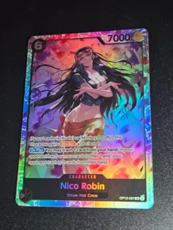 One Piece - OP12-087 Nico Robin - Super Rare English - Image 1