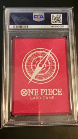 Bandai One Piece CCG Monkey D. Dragon OP07-001 Foil Alt Art PSA 10 - Image 2