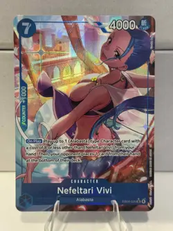 One piece TCG EB04-025 Nefeltari Vivi Alternate Art - OP14 The Azure Sea’s Seven - Image 1