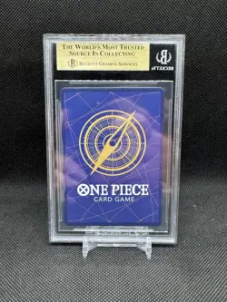 BGS 10 PRISTINE Monkey D. Luffy King One Piece Foil Convention Promo P-043 - Image 2