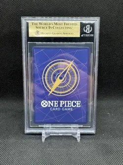 BGS 10 PRISTINE Monkey D. Luffy King One Piece Foil Convention Promo P-043 - Image 2