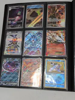 Lot 83 Pokemon Cards Full Art SIR EX V Holos Binder Free 35 Code Cards - Image 3