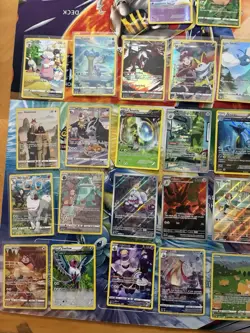 Pokemon Card Lot Full Art Alt Art Fire Lapras Emolga Ditto Ralts Scizor 35 Cards - Image 3