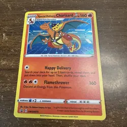 Special Delivery Charizard SWSH075 Sealed Holo Pokemon Center Promo Card 2022 - Image 1
