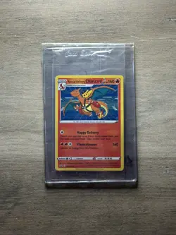 Pokemon Center Exclusive Special Delivery Charizard Sealed Promo Card SWSH075 - Image 1