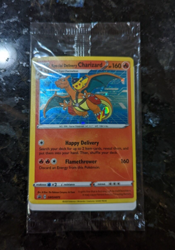 SWIRL Special Delivery Charizard Promo Card SWSH 075 Pokemon Center SEALED - Image 1