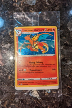 SWIRL Special Delivery Charizard Promo Card SWSH 075 Pokemon Center SEALED - Image 4