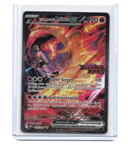 Pokemon TCG Team Rockets Moltres EX Destined Rivals Card 229/182 SIR Stamped - Image 1