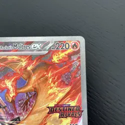 Pokemon TCG Team Rockets Moltres EX Destined Rivals Card 229/182 SIR Stamped - Image 3
