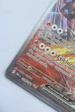 Pokemon TCG Team Rockets Moltres EX Destined Rivals Card 229/182 SIR Stamped - Image 4