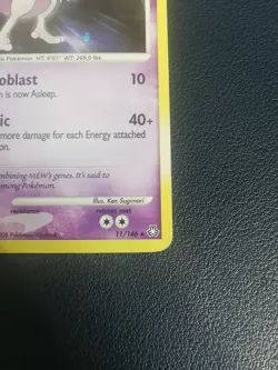 Pokemon Card Mewtwo 11/146 D&P Legends Awakened Holo Rare - Image 5