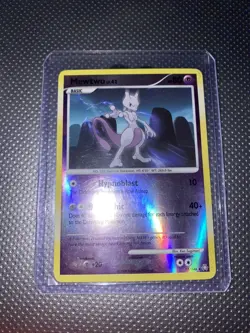 2008 Mewtwo 11/146 Diamond & Pearl Legends Awakened Holo Rare Pokemon Card - Image 1
