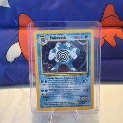 Poliwrath Base Set 2 Holo Unlimited Rare Pokemon TCG Card 15/130 - Image 1