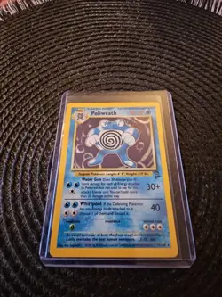 Pokemon Base Set 2 Holo Rare Poliwrath TCG Card 15/130 - Image 2