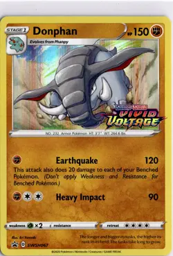 Donphan - (Prerelease) Promo SWSH: Sword & Shield Promo Cards SWSH067 NM - Image 1