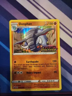 Donphan - (Prerelease) [Staff] SWSH067 SWSH: Sword & Shield Promo Cards Holo - Image 1