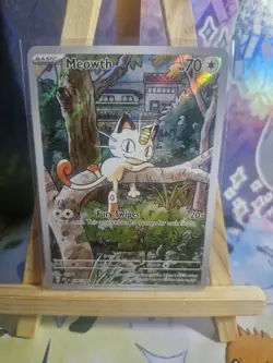 Meowth 106/094 Phantasmal Flames English Pokemon Card TCG Mint Condition - Image 1