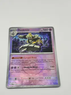 Dusknoir (Master Ball Pattern) 037/131 Rare SV: Prismatic Evolutions Pokemon TCG - Image 1