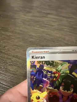 Pokemon TCG Kieran Full Art Sir Twilight Masquerade Card 218/167 MINT Condition - Image 2