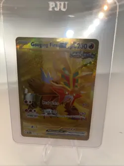 Gouging Fire EX 214/162SV05: Temporal Forces Holo Card Mint Condition - Image 1