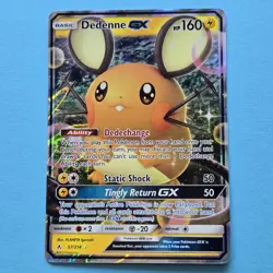 Dedenne GX 57/214 Unbroken Bonds Ultra Rare Pokemon Card - Image 1