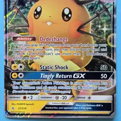 Dedenne GX 57/214 Unbroken Bonds Ultra Rare Pokemon Card - Image 3