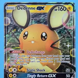Dedenne GX 57/214 Unbroken Bonds Ultra Rare Pokemon Card - Image 4