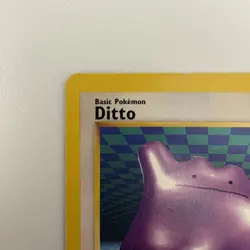 Pokemon Card DITTO Fossil Set Non-Holo Rare 18/62 Unlimited WOTC NM/LP - Image 3