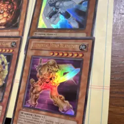 Yu-Gi-Oh! Dark Magician & Elemental Hero Card Lot - Foil 1st Edition English - Image 4