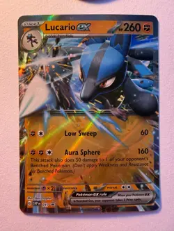Lucario ex 017 Sv: Scarlet & Violet Promo Cards Holo - Image 2