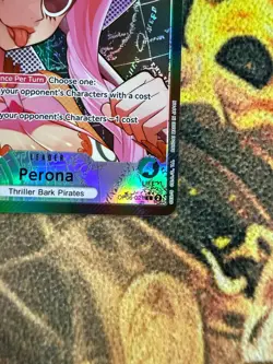 Perona OP06-021 Alt Art Leader One Piece Card Game Wings of the Captain - Image 2