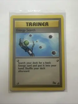 Fossil Set Energy Search 59/62 Pokemon Trainer Card - Image 1