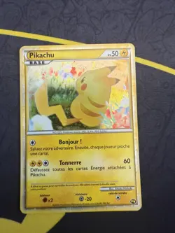 Pikachu (French) PW 7 Holo Pikachu World Collection Promos - Pokemon Card - NM - Image 1