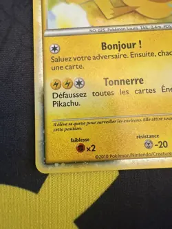 Pikachu (French) PW 7 Holo Pikachu World Collection Promos - Pokemon Card - NM - Image 4