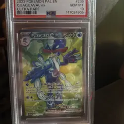 pokemon card Quaquaval ex #235 Pokemon Paldea Evolved psa 10 - Image 1
