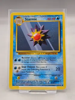 Pokemon TCG Starmie 64/102 Original Base Set WOTC 1999 Common Card - Image 1