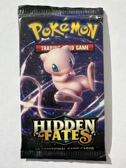 Pokemon Trading Card Game Sun & Moon Hidden Fates Booster Pack 609411429020 - Image 1