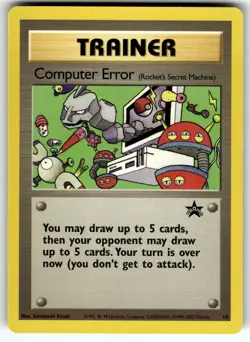 Computer Error (Rocket's Secret Machine) 16/53 WoTC Promo NM- Pokemon Card TCG - Image 1