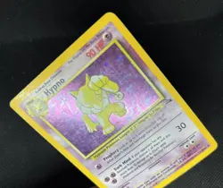 1999 Hypno Fossil Holo Rare Unlimited 8/62 Pokemon Card TCG Vintage MP+ - Image 2