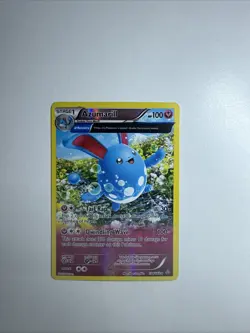 Pokemon TCG Primal Clash Azumarill Alpha Ancient Trait Holo Card 104/160 LP - Image 1